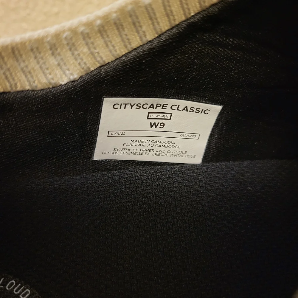 NIB Vessi Altitude Gray Cityscape Classic Sneaker Size 9